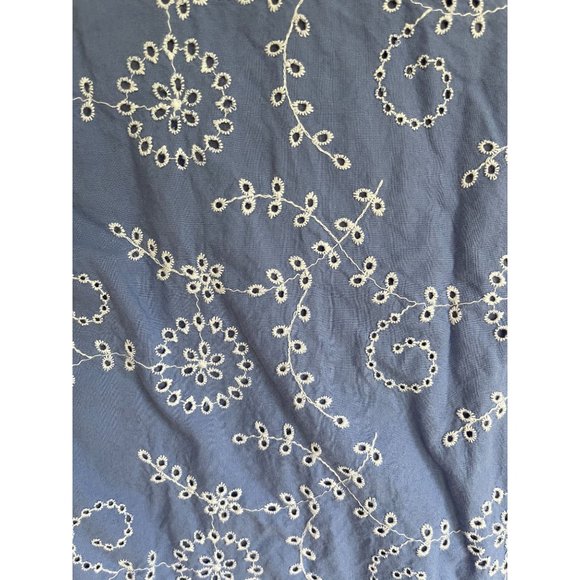 Isaac Mizrahi Live Eyelet Embroidered Dress Womens Size 16 - Picture 2 of 4